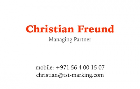 E-mail to Christian Freund